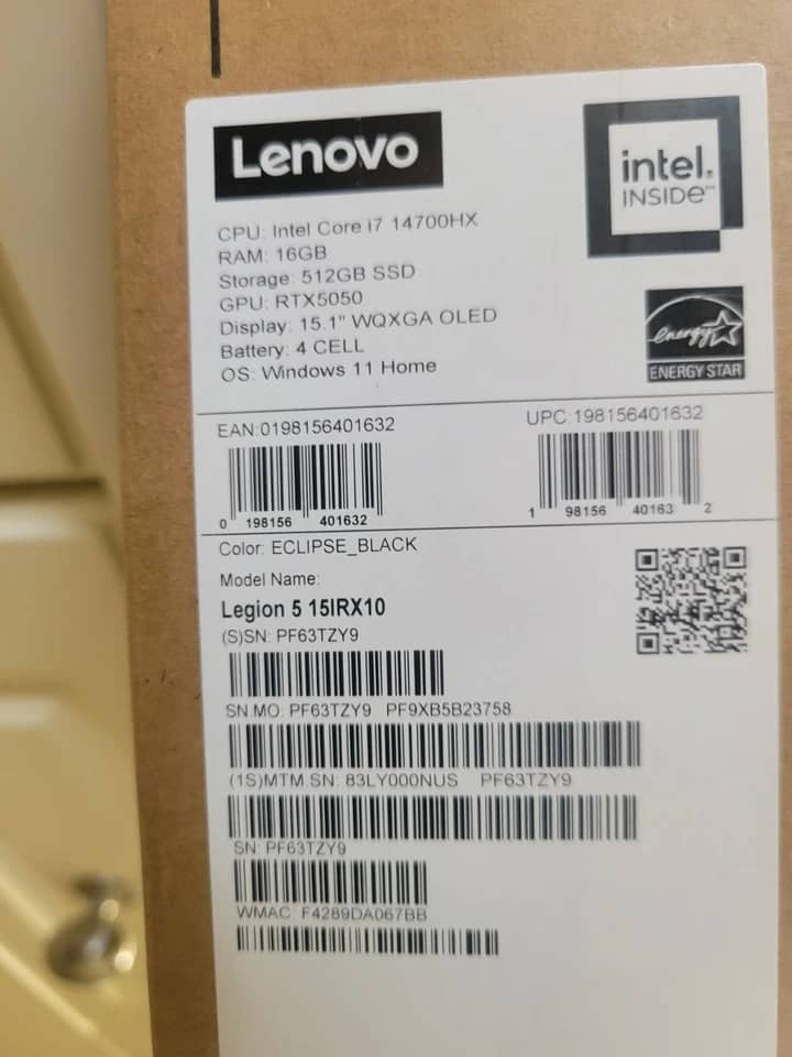 Lenovo 83LY000NUS Computers 1TB 16GB New