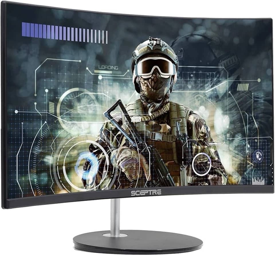 Sceptre C248W Monitors Black New