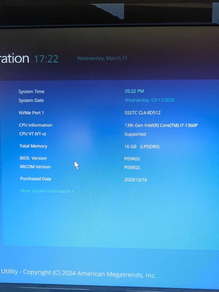 Samsung Galaxy Book3 360 Computers 1TB 16GB Used - Good