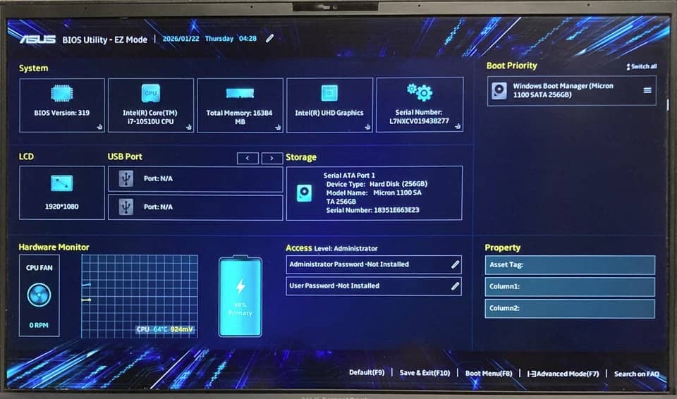 ASUS ExpertBook B9403CVA Computers New 512GB 12GB