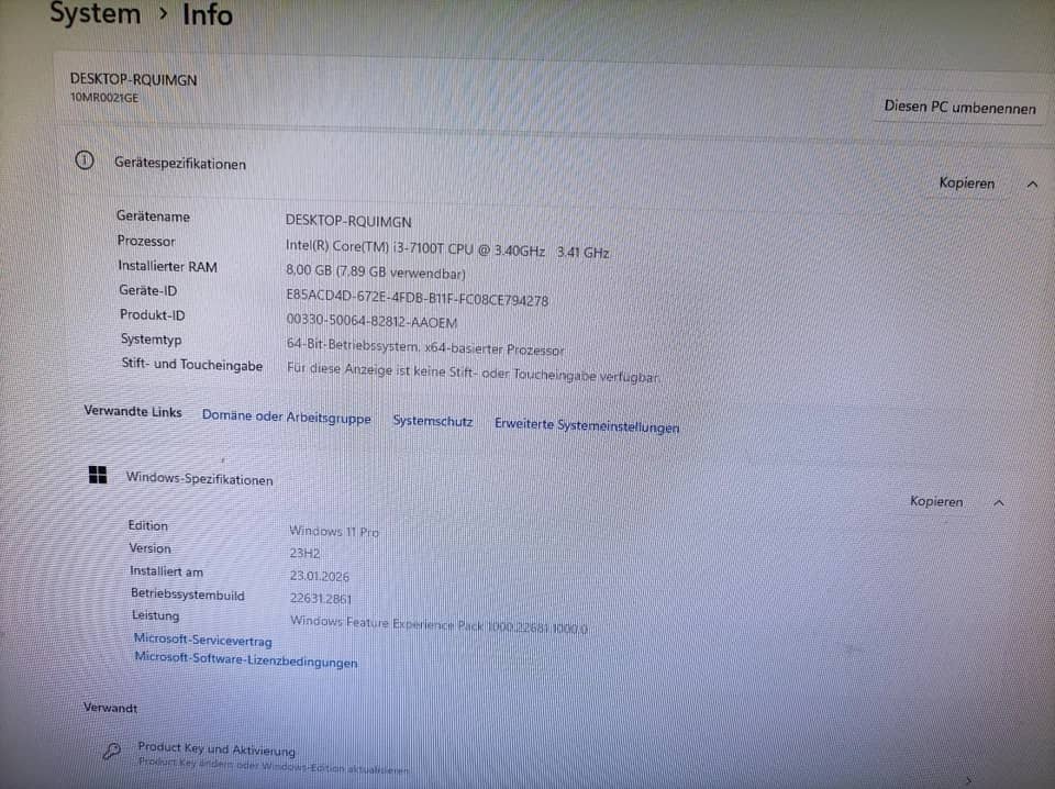 Lenovo ThinkCentre M710q Tiny Computers 128GB 8GB Refurbished - Excellent
