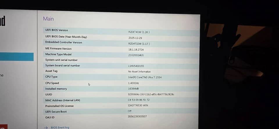 Lenovo 21G2001MUS Computers 512GB 16GB New