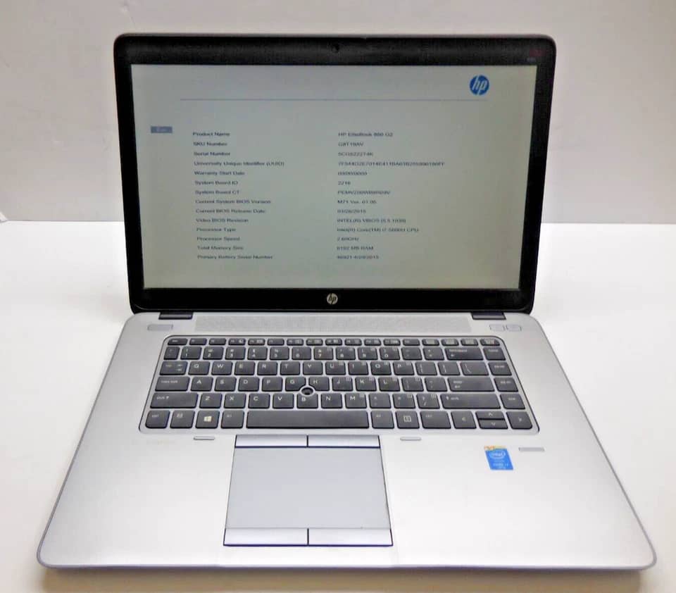 HP EliteBook 850 G2 Computers 1TB 8GB Used - Good