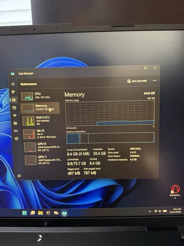 ASUS TUF A16 Computers 1000GB 16GB New