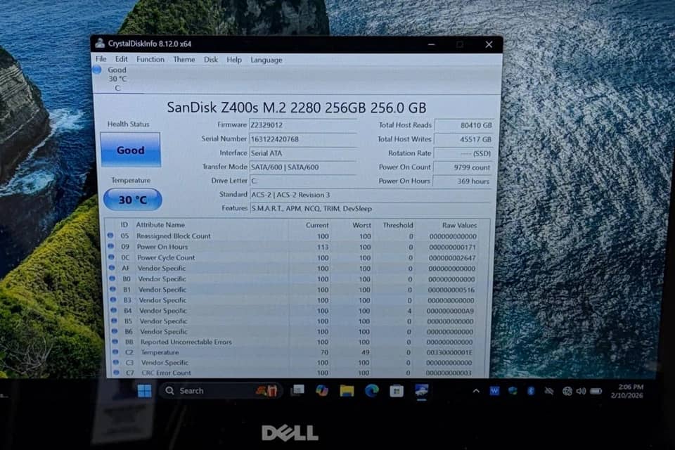 Dell Inspiron 13 7378 Computers 256GB 16GB Used - Good