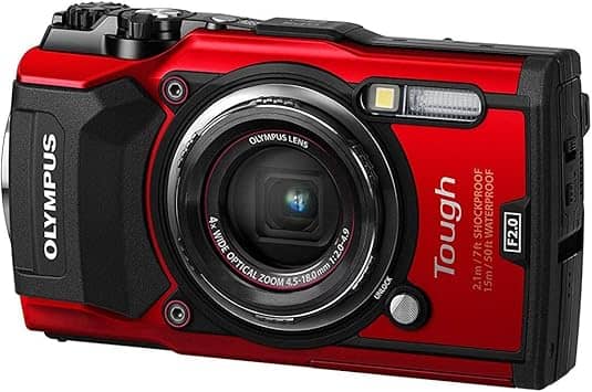 OM SYSTEM Tough TG-6 Digital Cameras Black Body Only Used - Good
