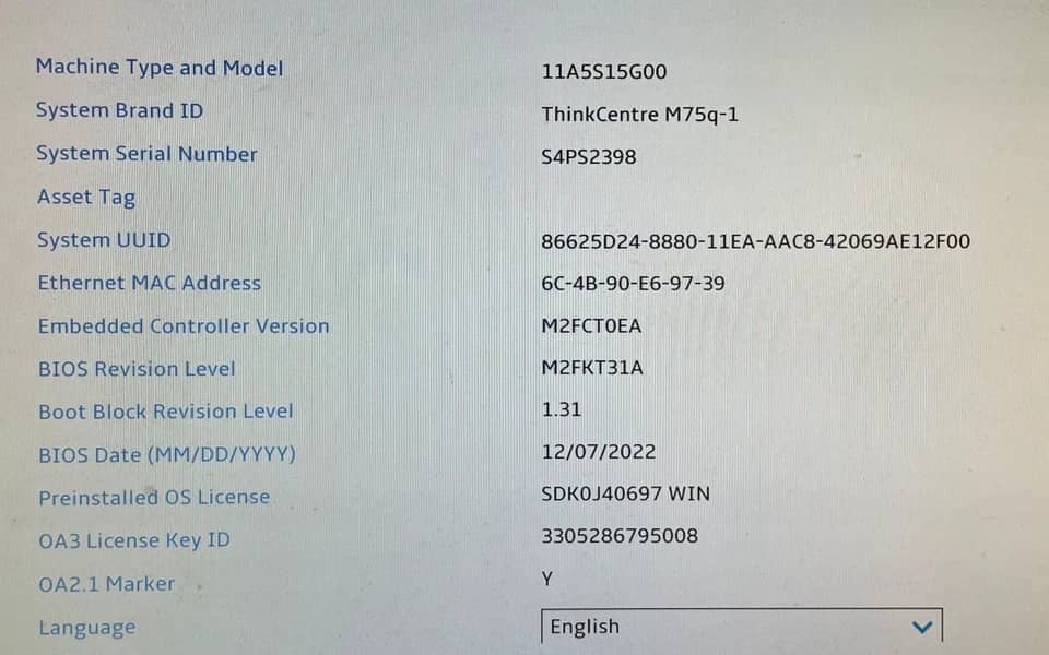 Lenovo ThinkCentre M75q Computers 128GB 6GB Refurbished - Good
