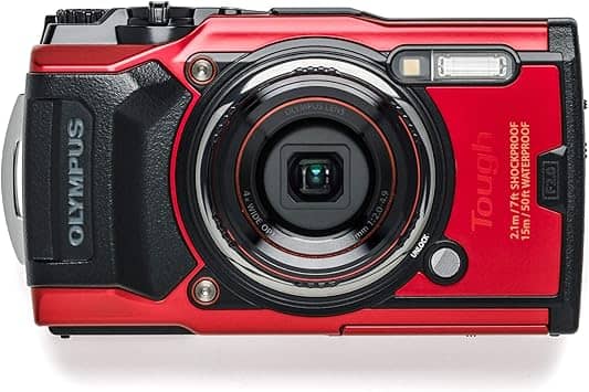 OM SYSTEM Tough TG-6 Digital Cameras Black Body Only Used - Good