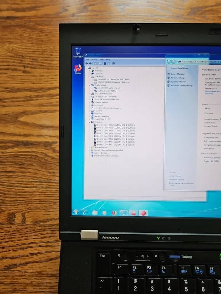 Lenovo ThinkPad W520 Computers 256GB 16GB Refurbished - Excellent