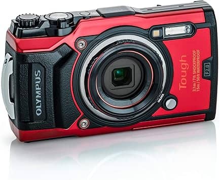 OM SYSTEM Tough TG-6 Digital Cameras Black Body Only Used - Good