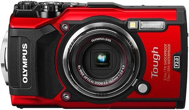 OM SYSTEM Tough TG-6 Digital Cameras Black Body Only Used - Good