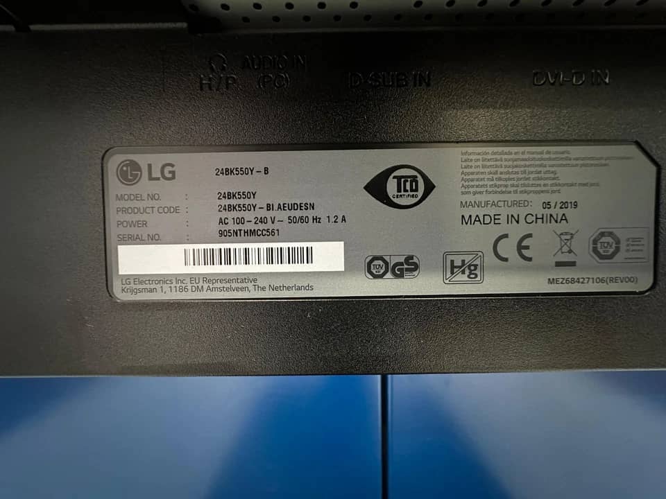 LG 24BK550Y Monitors Used - Good