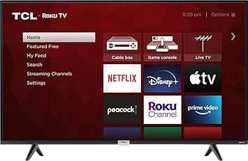 TCL 50s435 TVs Black New