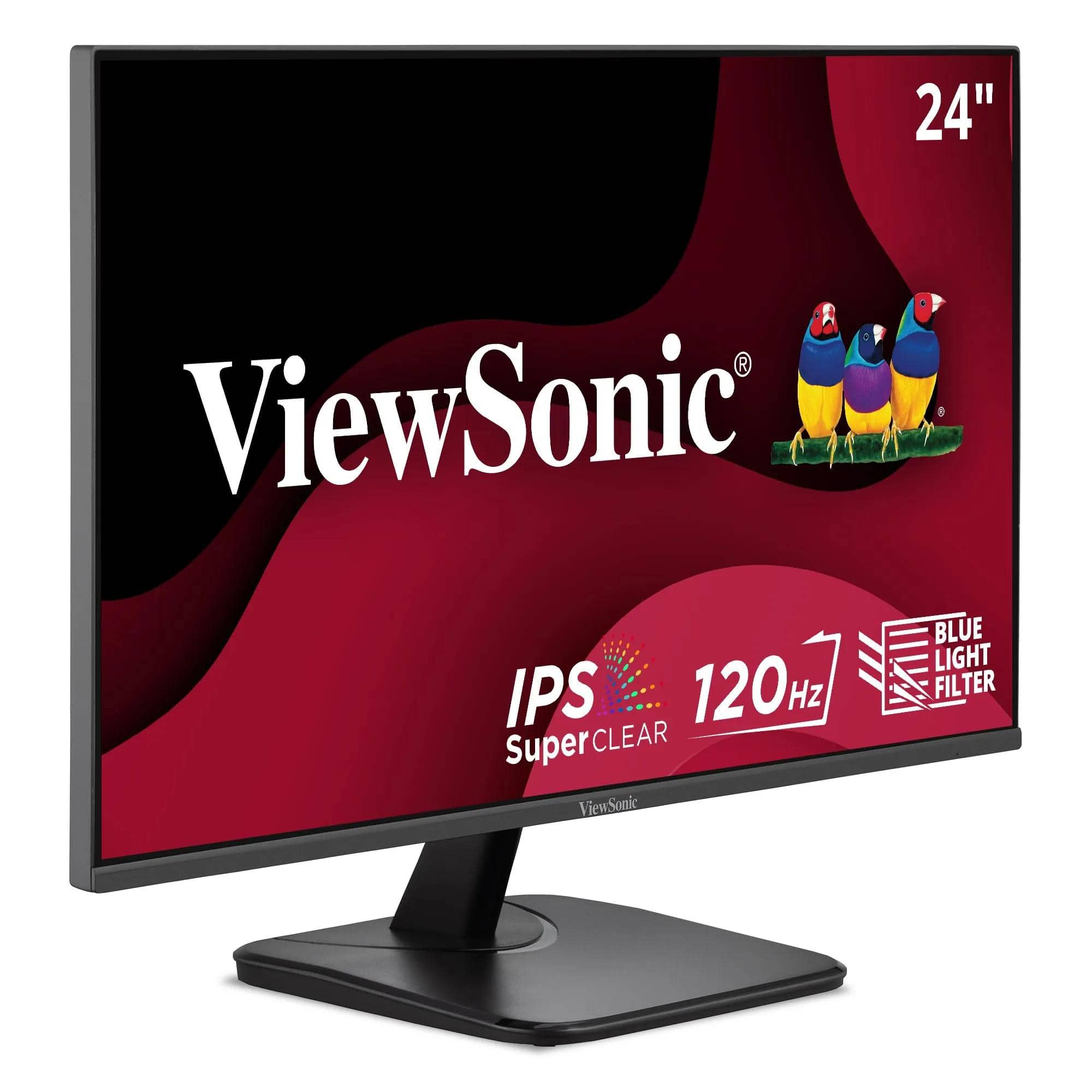 ViewSonic VA2456A-MHD Monitors Black New