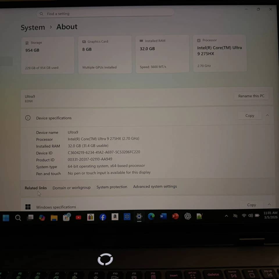 Lenovo 16IAX10 Computers 1TB 32GB Open-Box Excellent