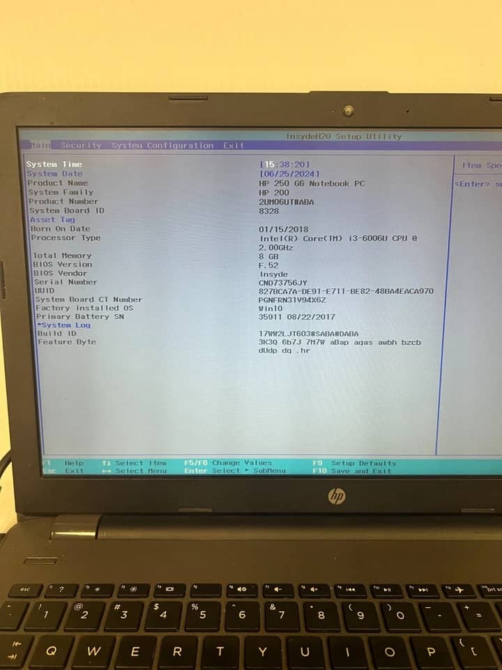 HP 250 G5 Computers 256GB 4GB Used - Good