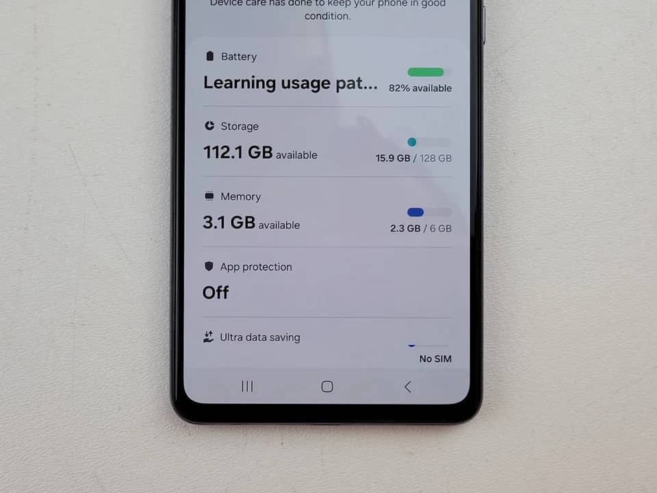 Samsung Galaxy A72 Cell Phones Black Unlocked 128GB Open-Box Excellent