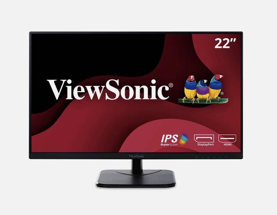 ViewSonic VA2256-MHD Monitors Black New