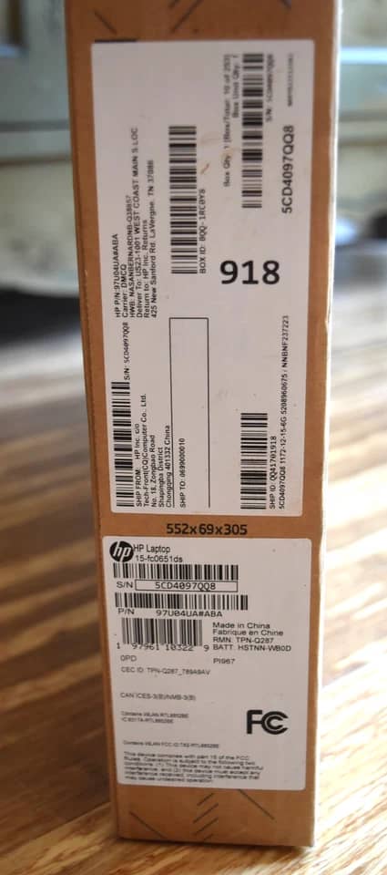 HP 15-fc Computers 1TB 16GB New