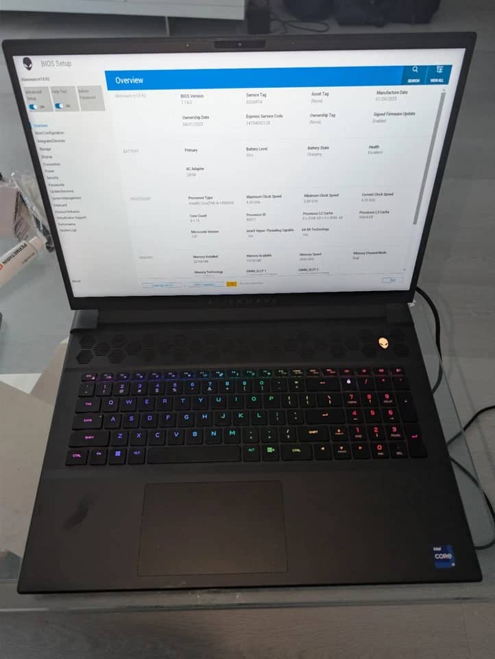 Dell Alienware m18 R2 Computers 1TB 16GB Used - Good