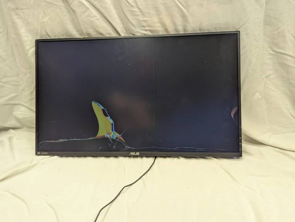 ASUS VG279QR Monitors Used - Very Good Black