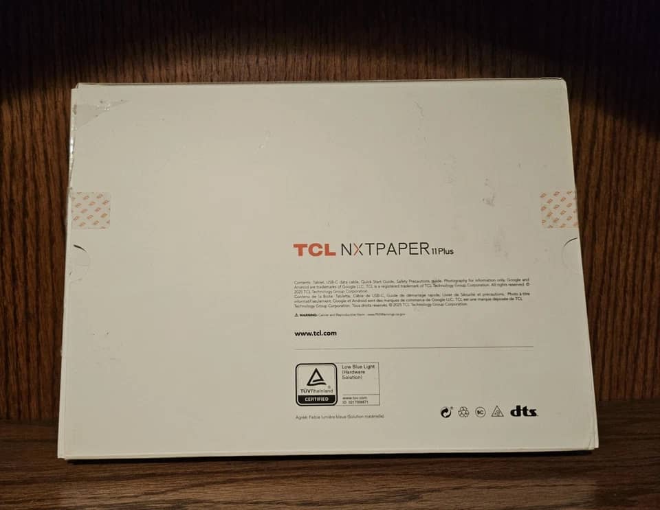 TCL NXTPAPER 11 Tablets Gray 128GB New