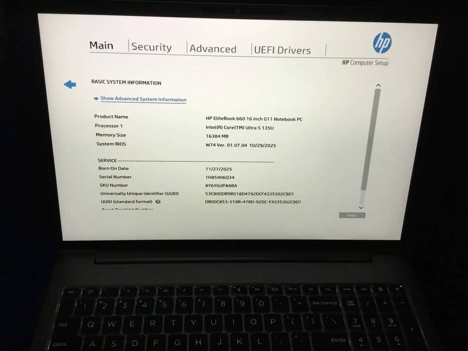 HP EliteBook 660 G11 Computers 512GB 16GB New