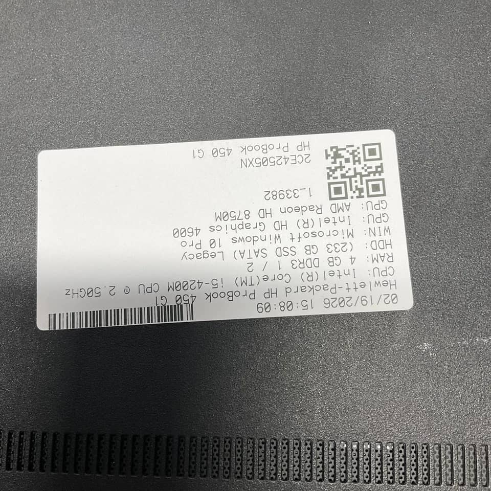 HP ProBook 450 G1 Computers 1TB 16GB Refurbished - Acceptable