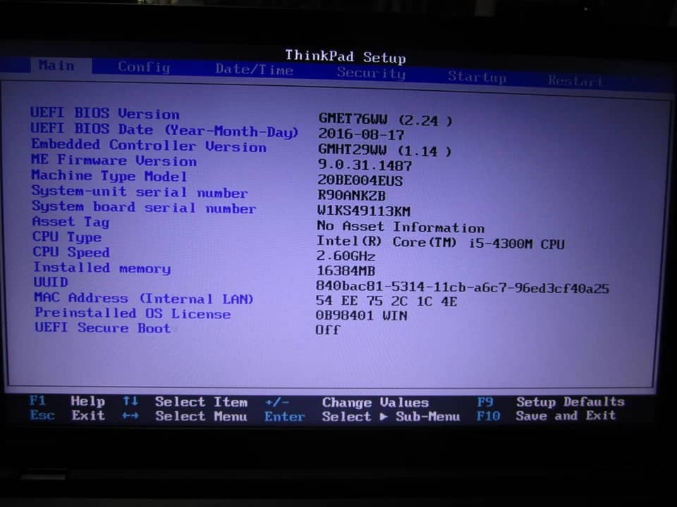 Lenovo ThinkPad T540p Computers 128GB Used - Good