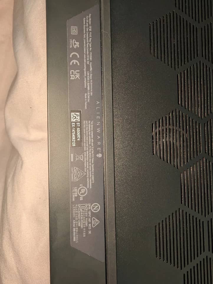 Dell Alienware m18 R2 Computers 1TB 16GB Used - Good