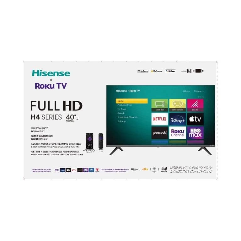 Hisense H4030F TVs Black New