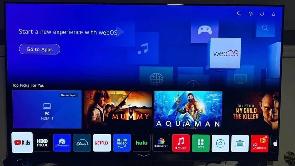 LG C1PUB TVs Black New