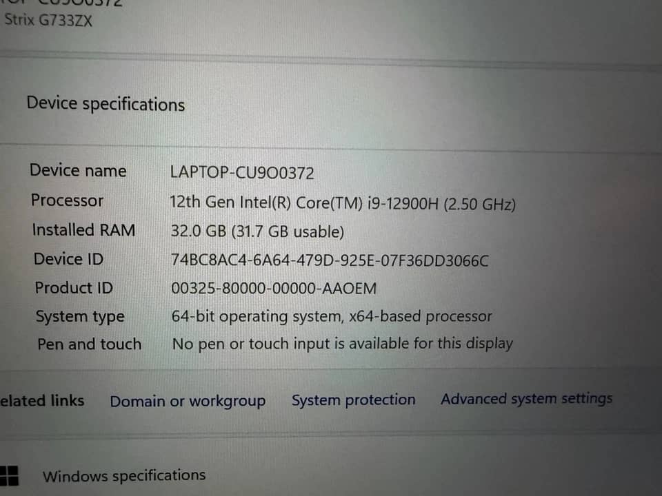 ASUS ROG Strix Scar 17 Computers 1TB 32GB New