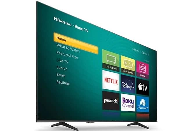 Hisense 65R6E4 TVs Black New