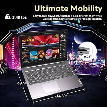 Lenovo 2025PREMIUMLENOVOIDEAPAD3I Computers 128GB 4GB New