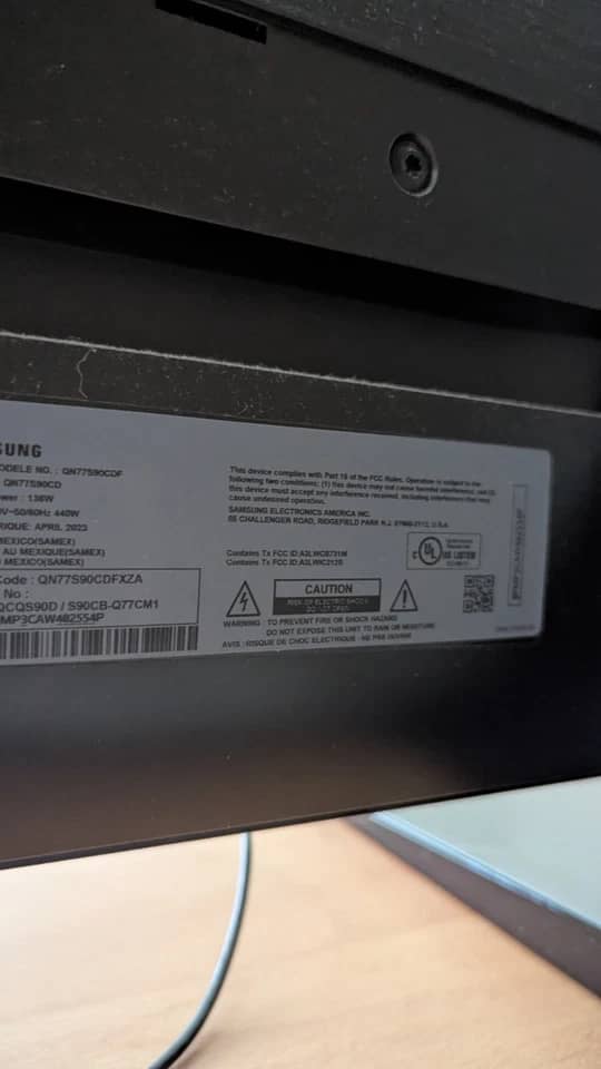 Samsung S90C TVs 77 inch New