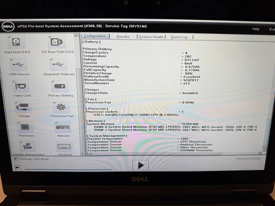 Dell Latitude 5289 Computers 256GB 16GB Used - Good