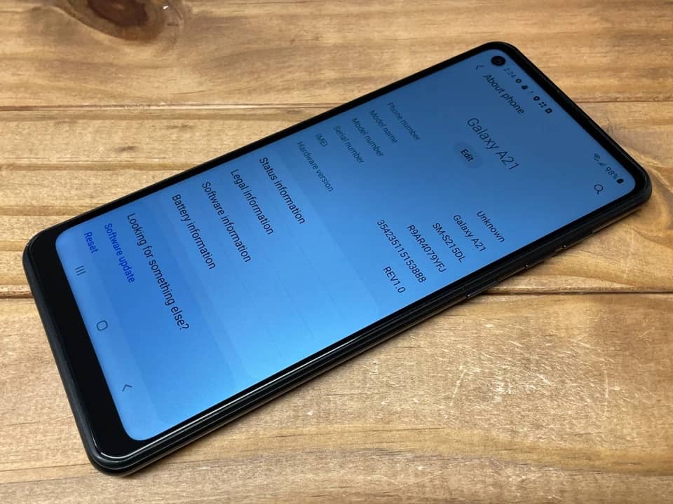 Samsung Galaxy A21 Cell Phones Black Locked 32GB Open-Box Excellent