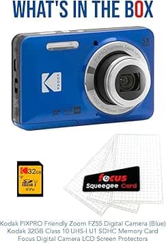 Kodak FZ55 Digital Cameras Black New