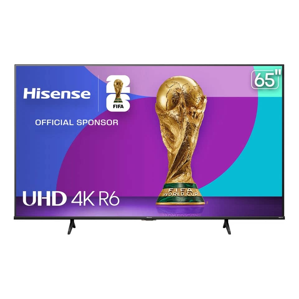 Hisense 65R6E4 TVs Black New