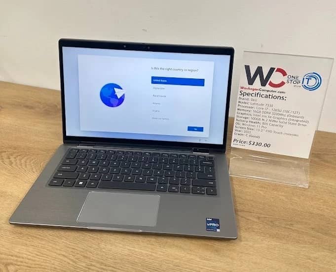 Dell Latitude 7330 Computers 1000GB 16GB Refurbished - Excellent