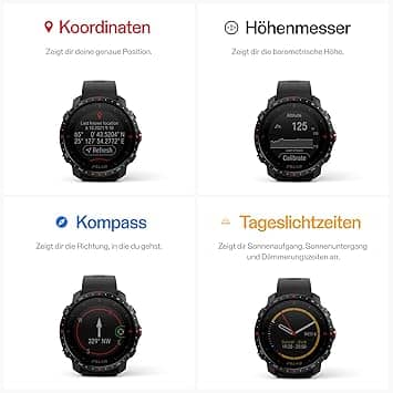 Polar Grit X Pro Smartwatches Black 30mm New