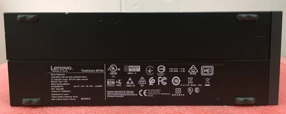 Lenovo ThinkCentre M720e SFF Computers 1000GB 8GB Refurbished - Acceptable
