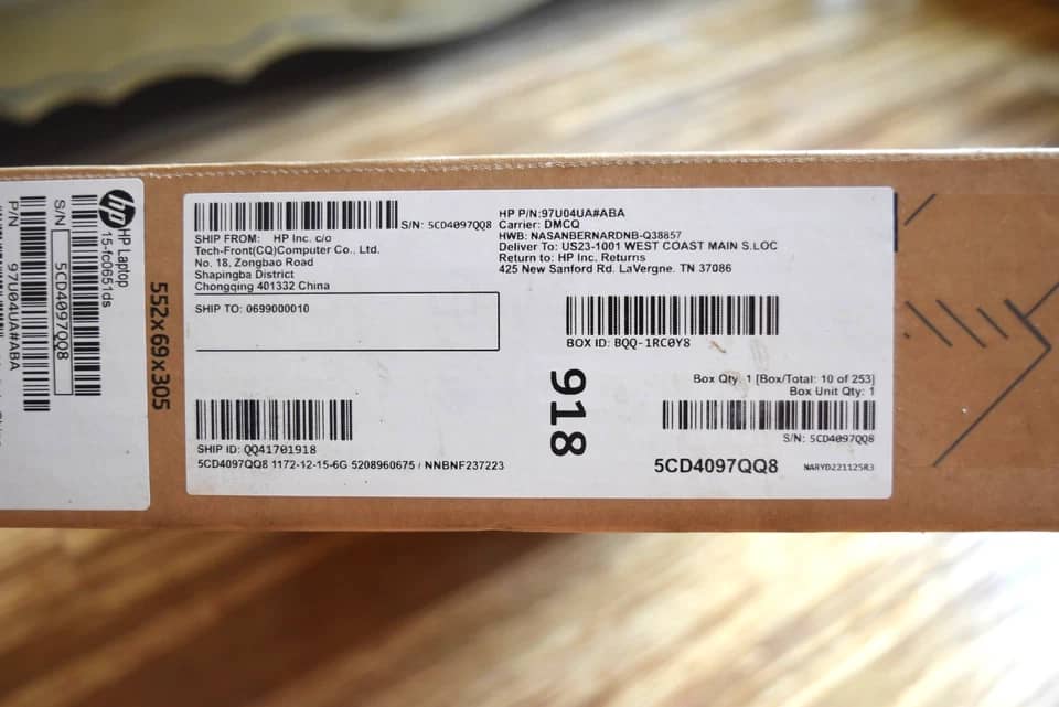 HP 15-fc Computers 1TB 16GB New