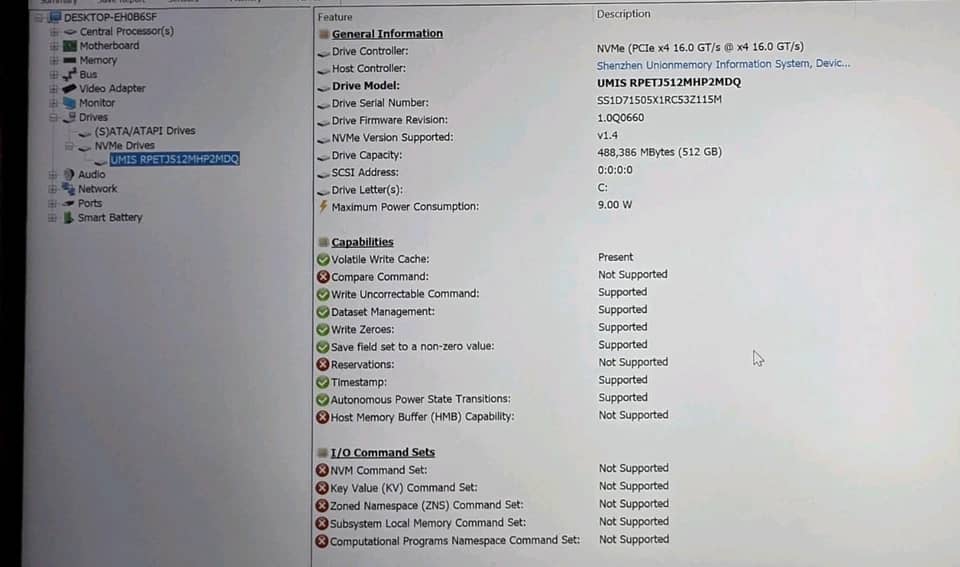Lenovo 21G2001MUS Computers 512GB 16GB New