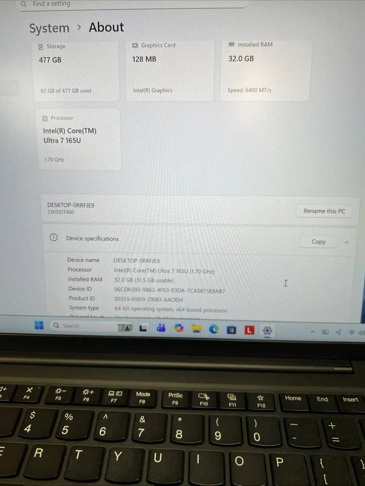Lenovo 21KC Computers 1TB 32GB New