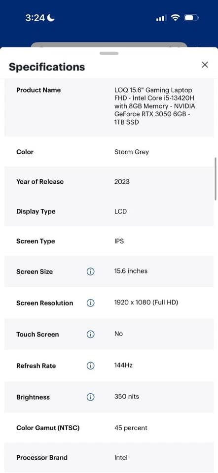 Lenovo LOQ 15.6" Computers 32GB New