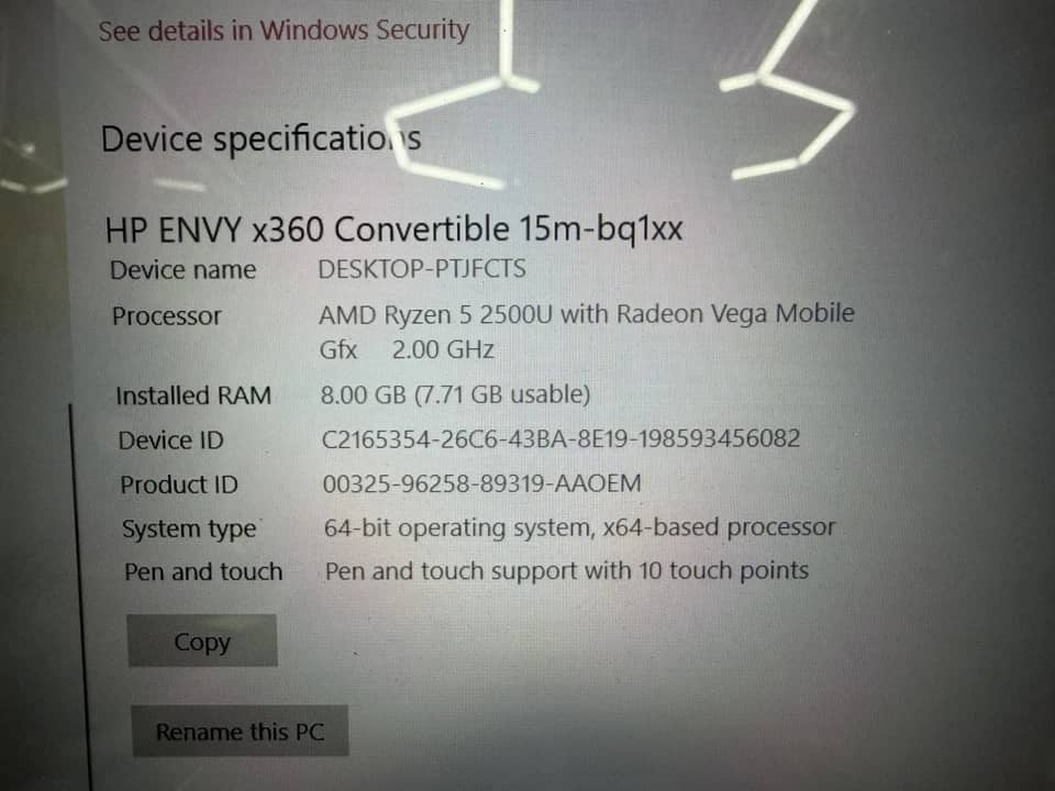 HP Envy 15 Computers 1TB 8GB Used - Like New