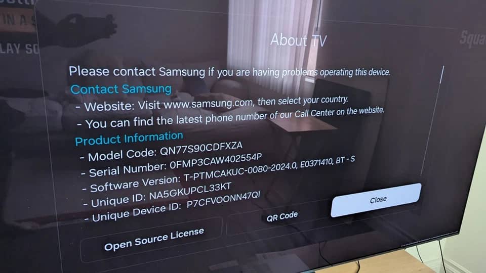 Samsung S90C TVs 77 inch New