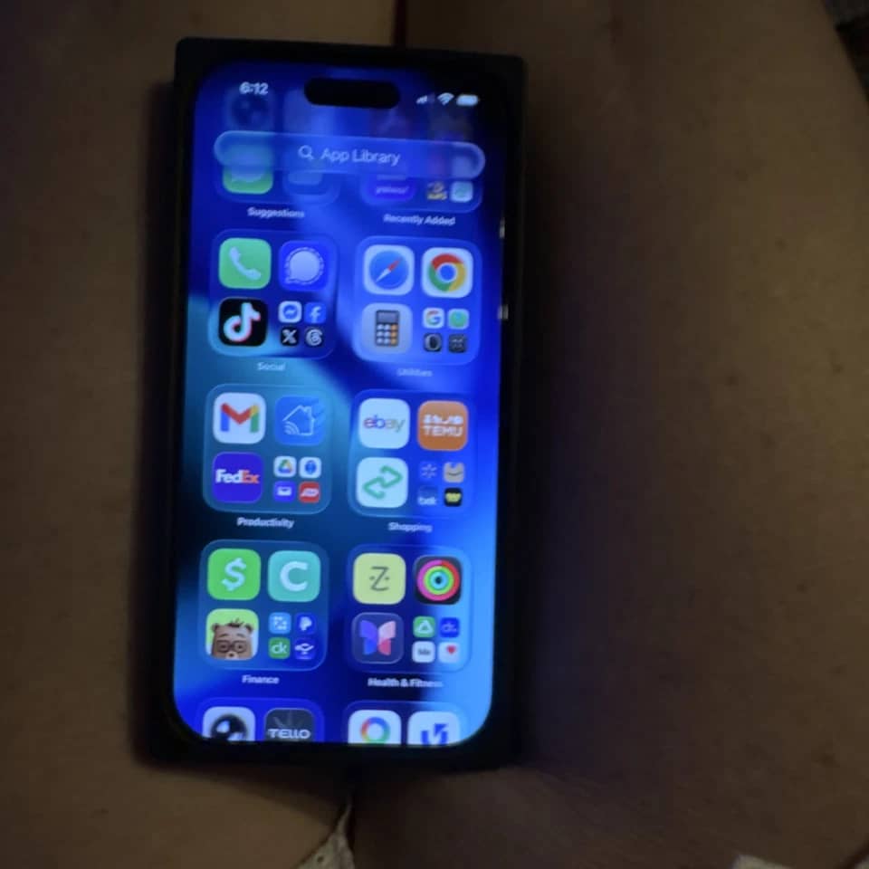 Apple iPhone 17 Pro Cell Phones Blue 256G Cricket New